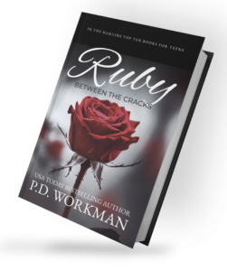 Ruby Between the Cracks a gritty young adult novel about abuse and survival
