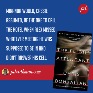Excerpt from The Flight Attendant