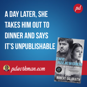 Cormoran Strikes Back in The Silkworm