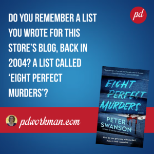 Follow the Twists in Eight Perfect Murders