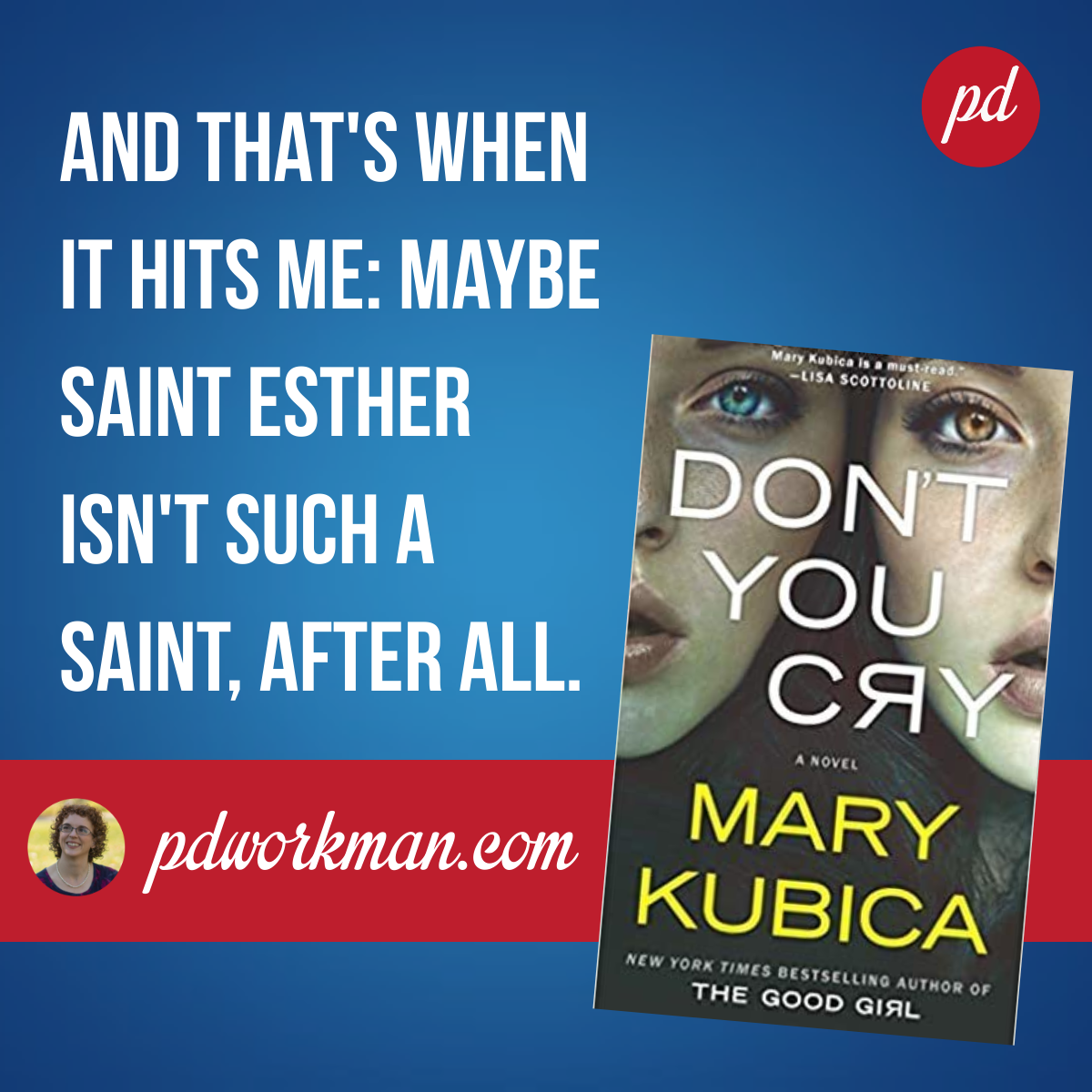 Don’t want to miss it—Don’t You Cry