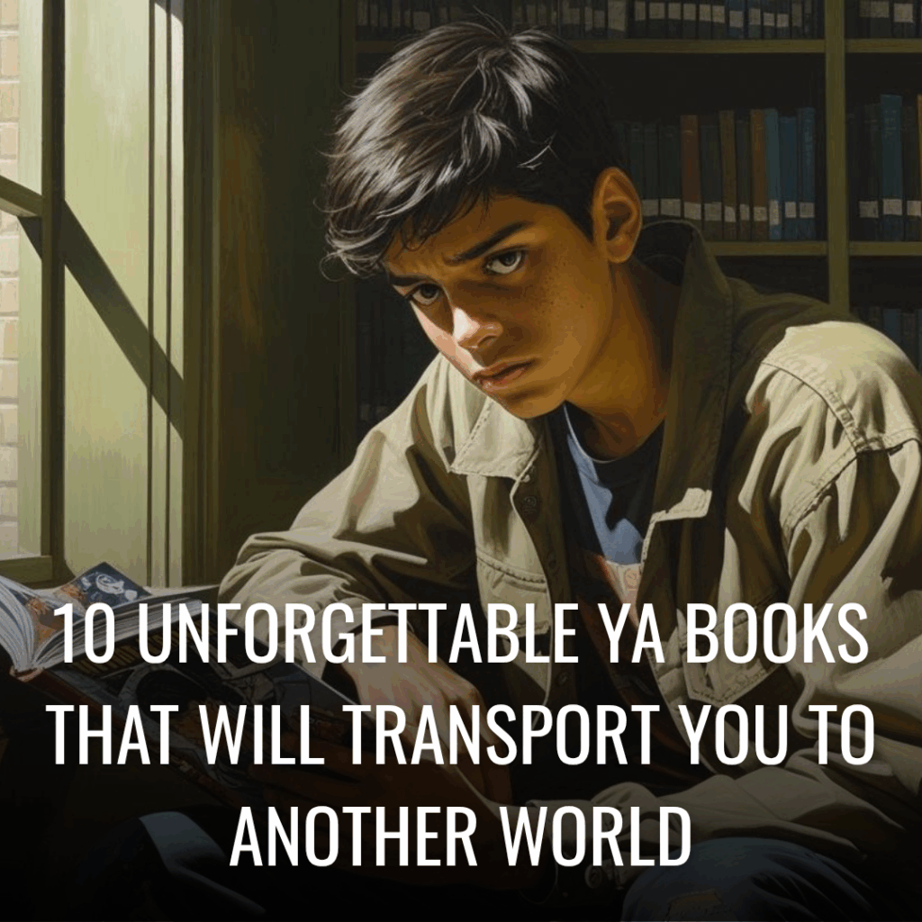 teen reading YA book