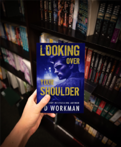 looking over your shoulder book in bookstore
