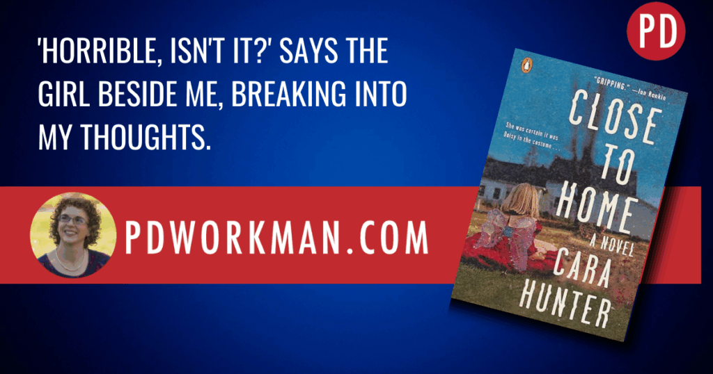 'Horrible, isn't it?' says the girl beside me, breaking into my thoughts.