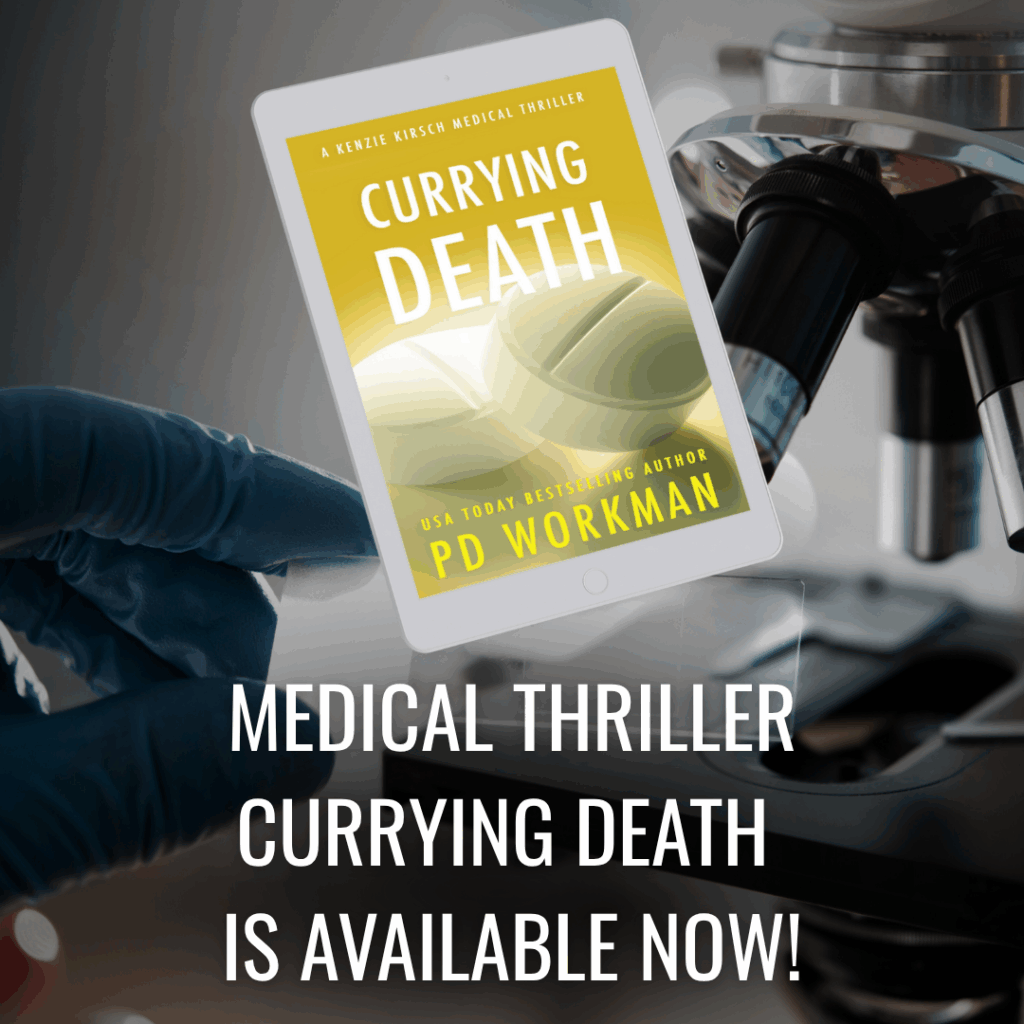medical thriller currying death is available now