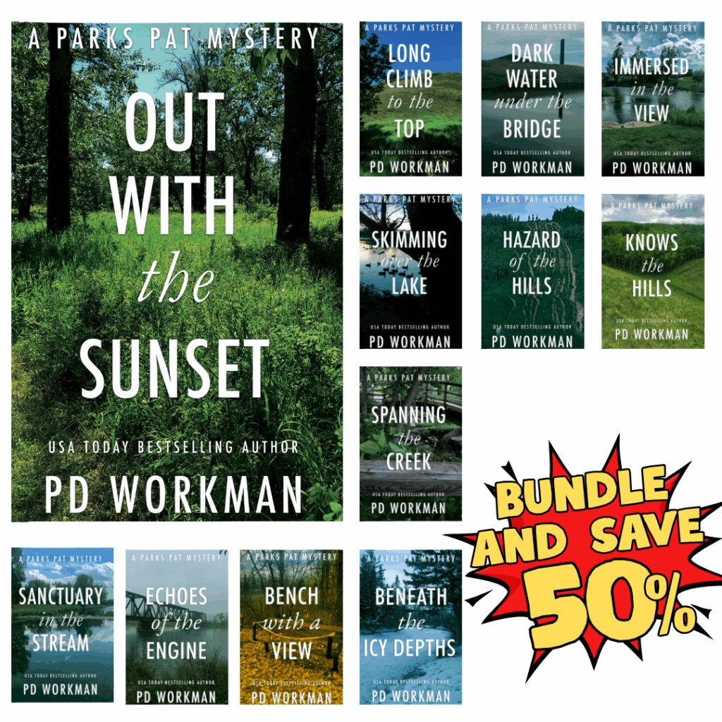 Parks Pat Mysteries 1-12 police procedurals by p.d. workman. buy the bundle and save 50%