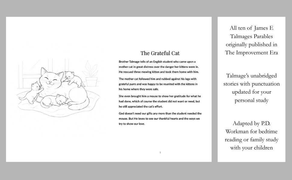 All ten of James E Talmage's Parables originally published in The Improvement Era