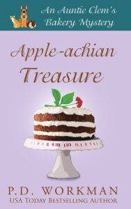 cover of Apple-achian Treasure, an Auntie Clem's Bakery cozy mystery by P.D. Workman
