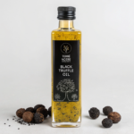 a bottle of black truffle oil