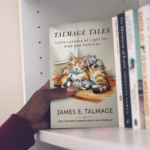 hand removes talmage tales from nursery shelves