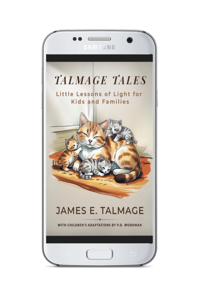 Talmage Tales on phone