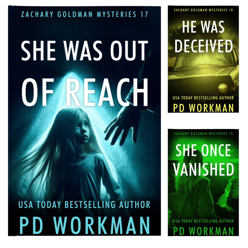 grid showing three zachary goldman pi mysteries