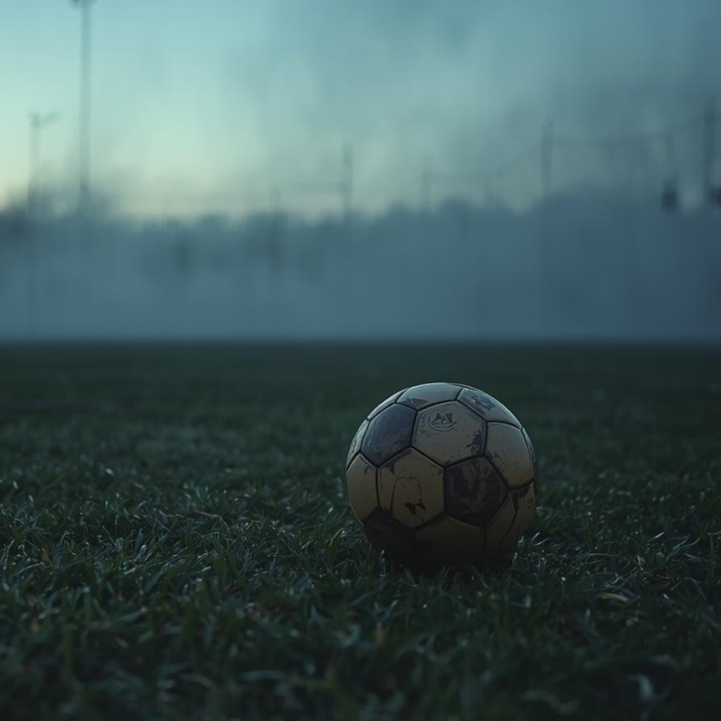 soccer ball square | pdworkman.com soccer ball on misty field