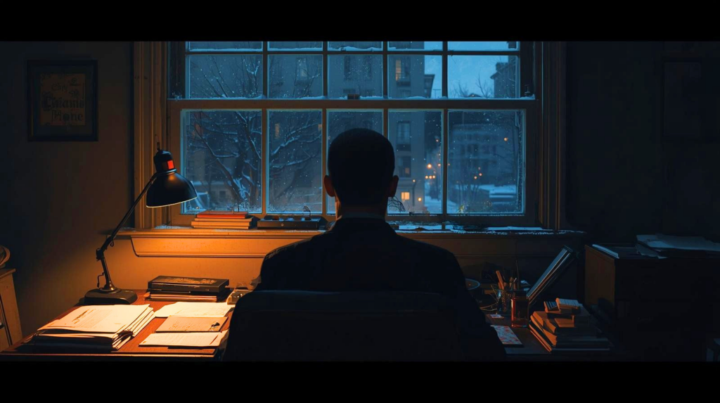 Zachary Goldman at desk for article hero