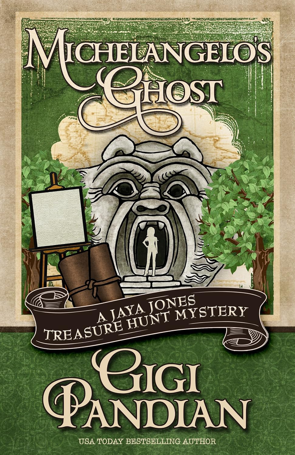Cover of Michelangelo's Ghost by Gigi Pandian.